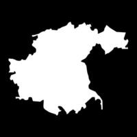 Jekabpils district map, administrative division of Latvia. illustration. vector