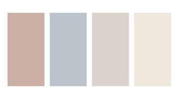 Brown and grey color palette. Set of bright color palette combination in rgb hex. Color palette for ui ux design. Abstract illustration for your graphic design, banner, poster or landing page vector