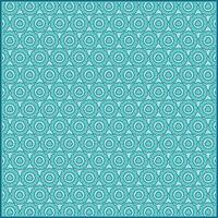 unique circle pattern with colorful turquoise monochrome style vector
