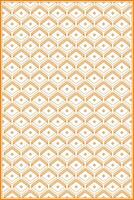 creative rhombus lines pattern with colorful orange dominant vector