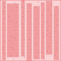 unique pattern of monochrome pink notebook with many dots and rectangle vector