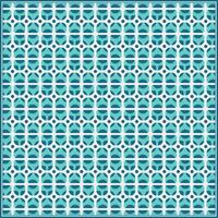 colorful turquoise pattern with unique shape of half round vector