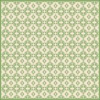 beautiful floral batik pattern with symmetrical endless shape vector