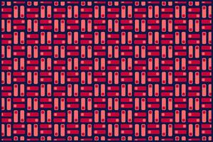 abstract pattern of colorful red bar with dark blue background vector