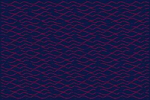 unique red wavy lines pattern with dark background vector