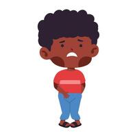 Little boy need a pee vector