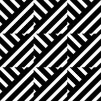 Retro black and white geometric pattern background, abstract circle, triangle and square lines art. Trendy bauhaus pattern backgrounds op-art set vector