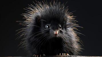 A close-up photo of a hedgehog showing its distinctive spines.