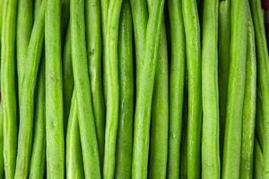 green beans fresh vegetable string bean fresh meal food snack on the table copy space food background rustic top view photo