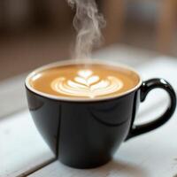 cup of hot coffee photo