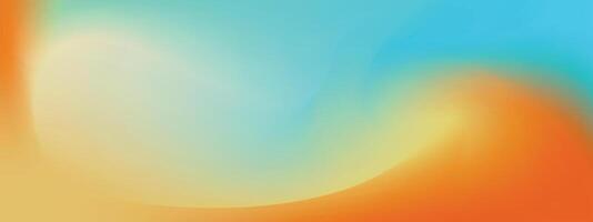 Mesh gradient background in blue and yellow vector