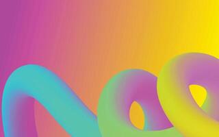 3d Fluid Abstract Background vector