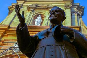 GOZO, MALTA - SEPTEMBER 14, 2012 Statue of Pope John Paul II in Gozo photo