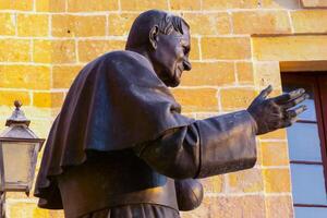 GOZO, MALTA - SEPTEMBER 14, 2012 Statue of Pope John Paul II in Gozo photo