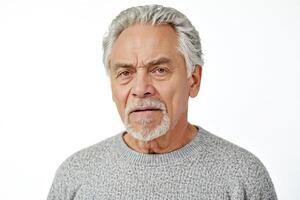 Portrait of a Senior Man with a Goatee photo