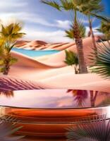 Desert Oasis Product Display photo