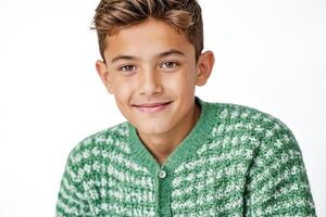 Portrait of a smiling boy photo