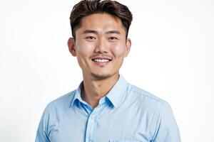 Portrait of a Smiling Asian Man photo