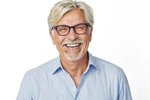 Happy Senior Man Smiling photo
