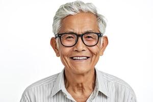 Portrait of a Smiling Senior Man photo