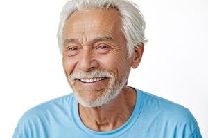 Portrait of a Senior Man Smiling photo