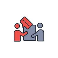 advice icon. .Editable stroke.linear style sign for use web design,logo.Symbol illustration vector