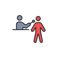 Podcast icon. .Editable stroke.linear style sign for use web design,logo.Symbol illustration. vector