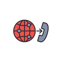communicate icon. .Editable stroke.linear style sign for use web design,logo.Symbol illustration. vector