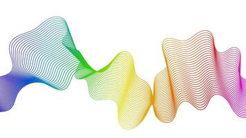 Abstract backdrop with wave gradient lines vector