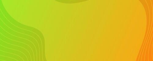 Modern colorful gradient background with wave lines vector