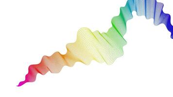 Abstract backdrop with wave gradient lines vector