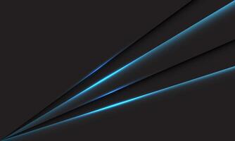 Abstract blue light speed direction on black design modern futuristic technology background vector