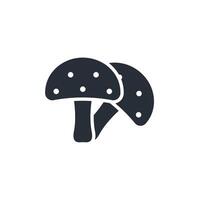 mushroom icon. .Editable stroke.linear style sign for use web design,logo.Symbol illustration. vector