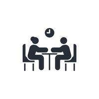 Dinner icon. .Editable stroke.linear style sign for use web design,logo.Symbol illustration. vector