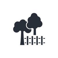 garden icon. .Editable stroke.linear style sign for use web design,logo.Symbol illustration. vector
