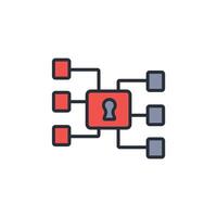 protection icon. .Editable stroke.linear style sign for use web design,logo.Symbol illustration. vector