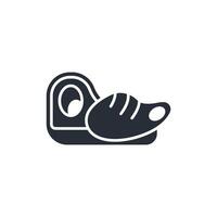steak icon. .Editable stroke.linear style sign for use web design,logo.Symbol illustration. vector