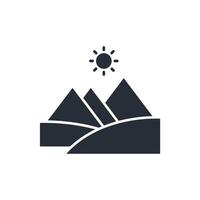 Pyramid icon. .Editable stroke.linear style sign for use web design,logo.Symbol illustration. vector