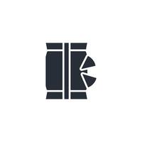 Snack icon. .Editable stroke.linear style sign for use web design,logo.Symbol illustration. vector