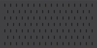 Peg board with oval holes. Rectangle grey peg board perforated texture background for working bench tools. vector