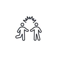 celebration icon. .Editable stroke.linear style sign for use web design,logo.Symbol illustration. vector