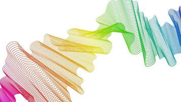 Abstract backdrop with wave gradient lines vector