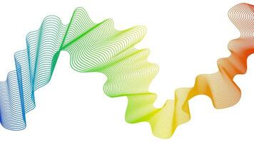 Abstract backdrop with wave gradient lines vector