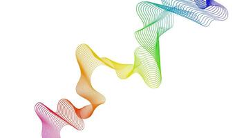 Abstract backdrop with wave gradient lines vector