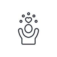 Wellness icon. .Editable stroke.linear style sign for use web design,logo.Symbol illustration. vector