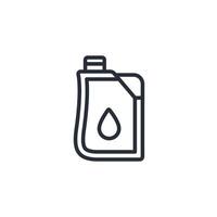 oil icon. .Editable stroke.linear style sign for use web design,logo.Symbol illustration. vector