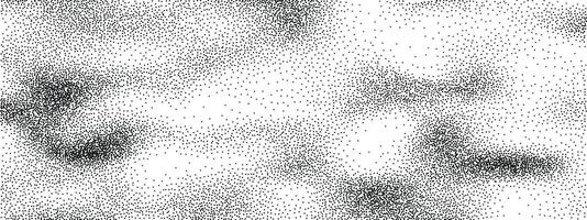 Noise gradient texture. Random gritty background. Monochrome halftone pattern. Distressed black and white elements. Vintage grunge backdrop. vector