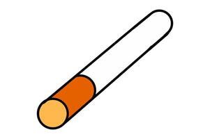 Cigarettes illustration on transparent background vector