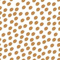 Coffee seamless pattern background. Coffee beans background. coffee background. Coffee beans illustration. Coffee Beans pattern for packaging. vector