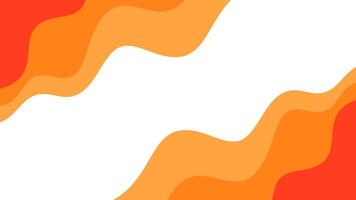 Abstract wave orange Background. orange background. abstract orange color wallpaper for desktop. Abstract curvy orange background. vector